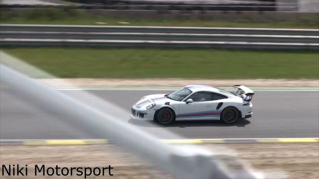 Porsche 911 991 GT3 RS trying to drift! смотреть онлайн