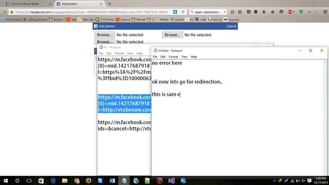 Open Redirection And Server Error In Facebook