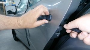 How to remove rear door handle Škoda Fabia