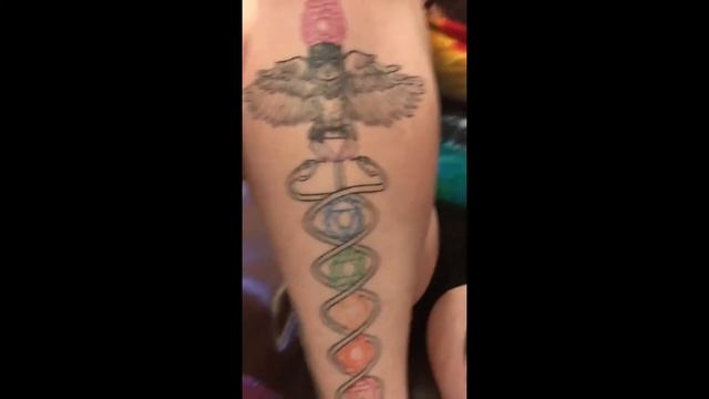 My Nursing Tattoo || Harry Potter Caduceus Chakra BSN Magick смотреть онлайн