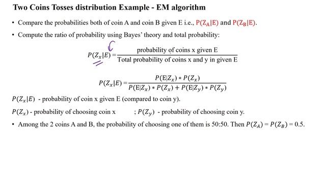 27 Expectation and Maximization algorithm - Tossing 2 coins example смотреть онлайн