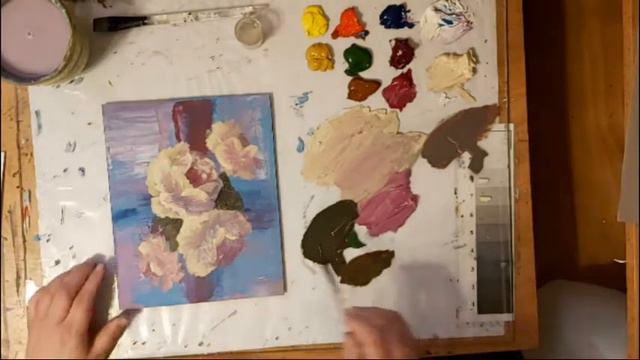 How to Paint White Roses in Acrylics смотреть онлайн