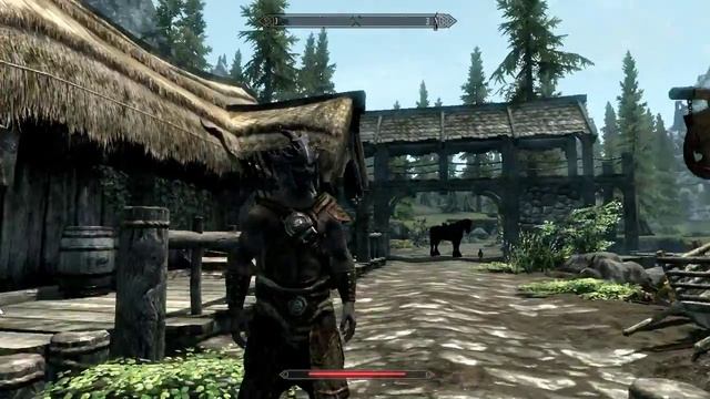 Создание лука в игре TES : Skyrim с уроном 270 !!!!!!! смотреть онлайн