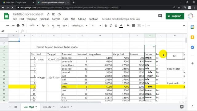Membuat link spreadsheet excel online ! смотреть онлайн