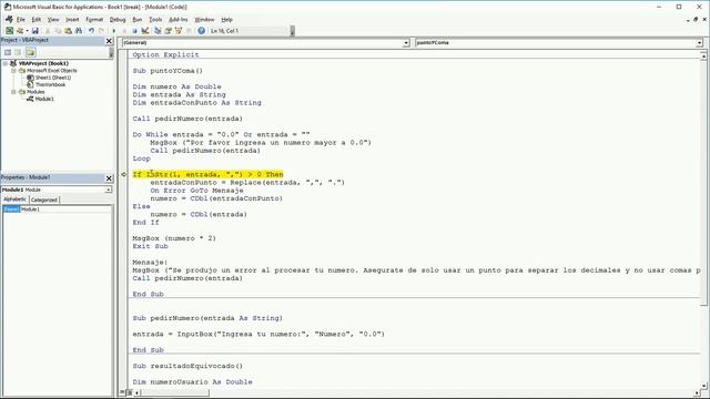 44 VBA Excel 2013 Manejo de punto y coma como separador decimal en una entrada de usuario смотреть онлайн