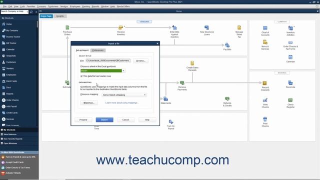QuickBooks Desktop Pro 2021 Tutorial Advanced Importing of Excel Data Intuit Training смотреть онлайн