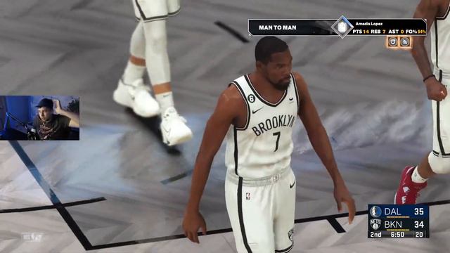 ВСТРЕЧА С T-MAC И МАТЧ ПРОТИВ БРУКЛИНА.НБА 2К23 КАРЬЕРА ЗА ИГРОКА #5 смотреть онлайн