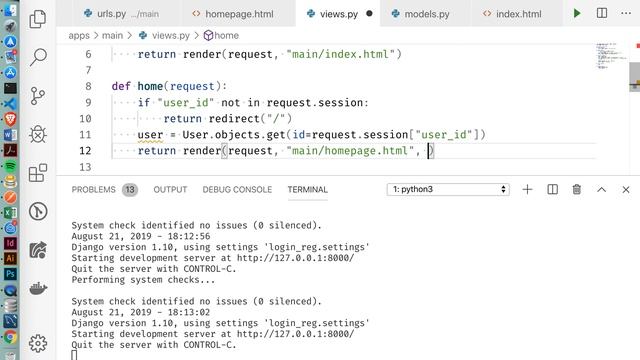 Week 3, Day 3 - Login/Registration (Django) смотреть онлайн