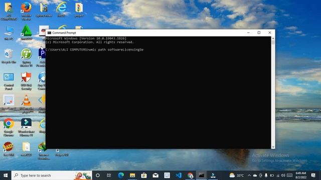 how to get product key/how to show product key using command prompt смотреть онлайн