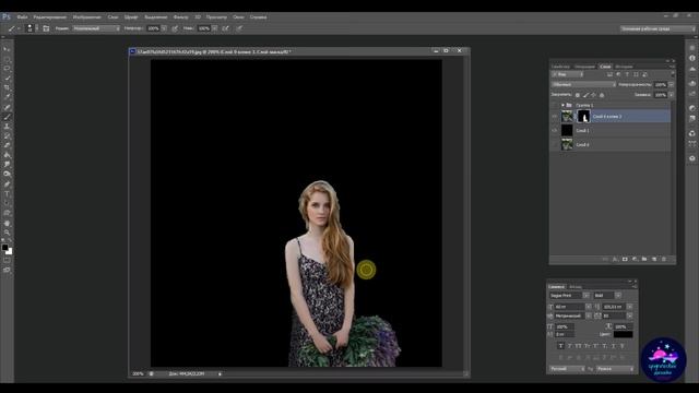 КАК размыть фон на фото в Photoshop!? смотреть онлайн