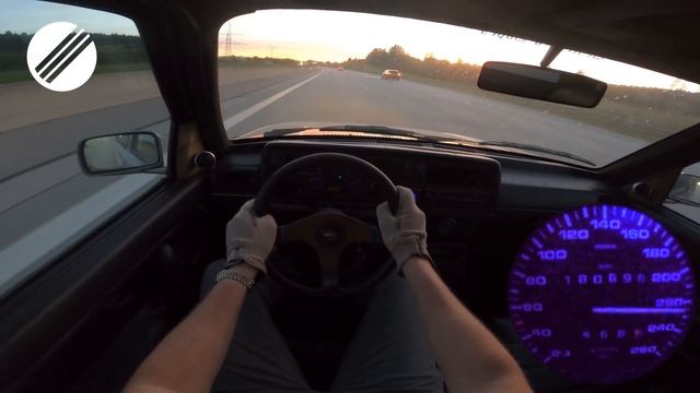 1990 VW GOLF II GTI G60 *BARNFIND* TOP SPEED DRIVE ON GERMAN AUTOBAHN ?