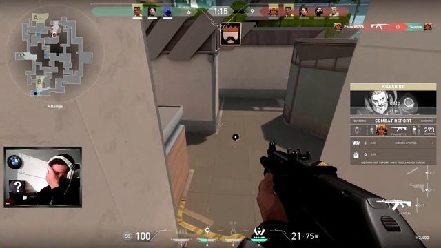 I tried to hit a trickshot in a VALORANT game and THIS happened.. смотреть онлайн