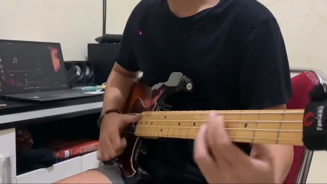 pangeran cinta - dewa 19 cover with fender jazz bass american standard смотреть онлайн