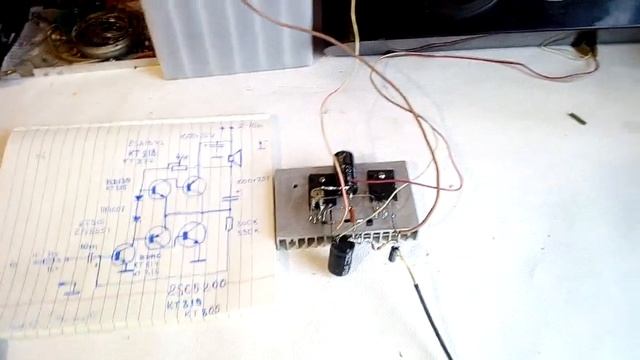 Хороший Усилитель Звука на транзисторах за 10минут. смотреть онлайн