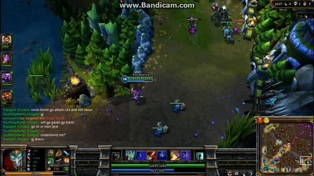 League of Legends - Shaco ranked jungle commentary with StickyRice - Part 2/4 - Wriggles - 720p HD смотреть онлайн