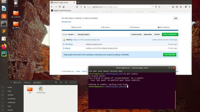 Git Tutorial 10 - git rm || removing file from GitHub смотреть онлайн