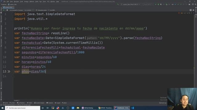 Ejercicio.- Obtener edad a partir de una fecha (Curso de Kotlin desde cero [25])??? смотреть онлайн