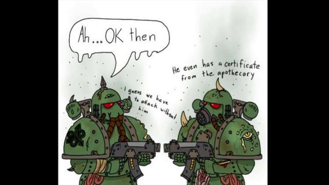 Plague Marine Gets Sick {40k}(Comic Dub) смотреть онлайн