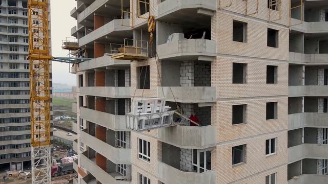 ЖК "ТИТАНЫ" - ход строительства, апрель-2021 смотреть онлайн