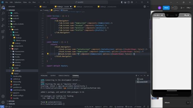 Tutorial Dasar Membuat Aplikasi Android Menggunakan React Native - Bottom Tab - Part 11 смотреть онлайн