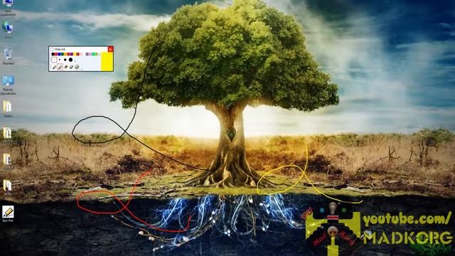 Как рисовать на рабочем столе поверх всех окон смотреть онлайн