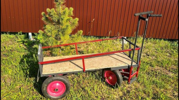 #Грузовая #тележка. Часть 3 | #Двухосная раздвижная тележка грузоподъемностью 300+кг