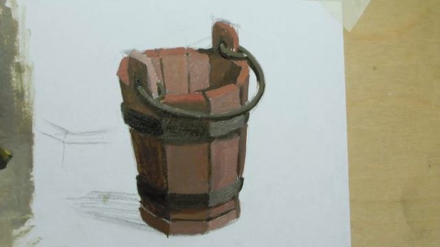 ?Как нарисовать текстуру дерева поэтапно. Как рисовать дерево маслом. Школа "Найди себя" смотреть онлайн