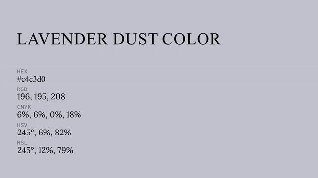 Lavender Dust color #c4c3d0 hex color - Violet color - Warm color c4c3d0 смотреть онлайн