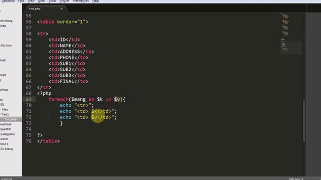 Mảng PHP - Bài Tập 1.2 смотреть онлайн
