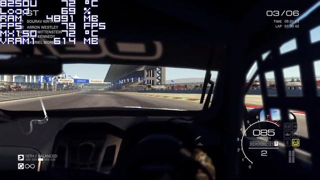 GRID Autosport i5 8250U @ 1.60ghz Turbo disabled | Geforce MX150 | 8Gb DDR4 | Acer Apire 5 A515-51 смотреть онлайн