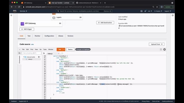 How to build a chat using Lambda + WebSocket + API Gateway? (nodejs) смотреть онлайн