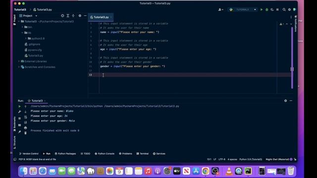 What are Input Functions in Python - Tutorial #3 | Python for Absolute Beginners смотреть онлайн