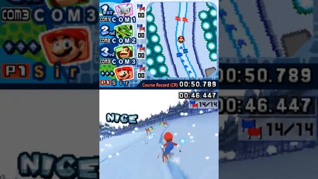 Mario & Sonic At The Olympic Winter Games DS - Alpine Skiing GS смотреть онлайн