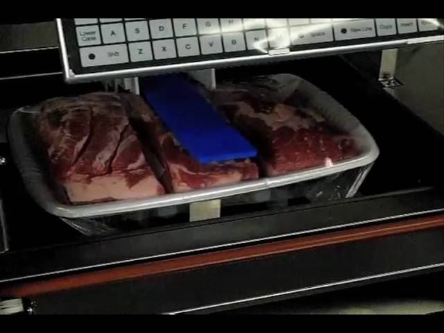 автоматическая упаковка, взвешивание и маркировка в лотки Ishida CAS