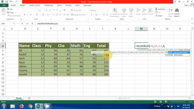 How To Use HLookup Function In Excel | HLookup In Excel смотреть онлайн