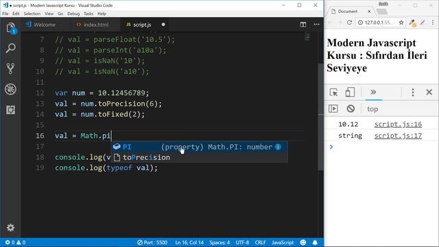 12-Javascript Dersleri - Js Numbers смотреть онлайн