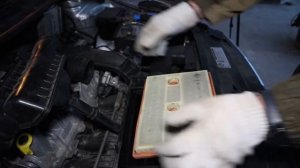 Шкода Рапид 1.4 tsi Воздушный фильтр замена