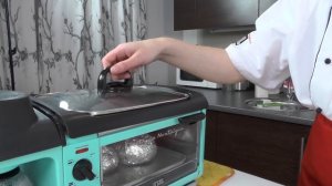 Обзор! Приготовление блюд в  мини печи GFGRIL GFBB-9 Breakfast Bar