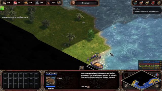 Age of Empires: Definitive Edition | The Rise of Rome, mission 3: The Siege of Syracuse смотреть онлайн