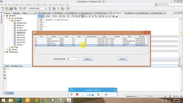 Blood Bank Management System Project in Java with Code смотреть онлайн