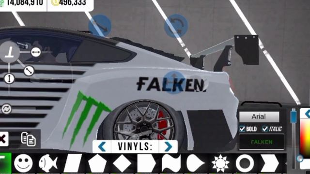 tutorial design Ford Mustang GT Falken with monster energy | car parking multiplayer смотреть онлайн