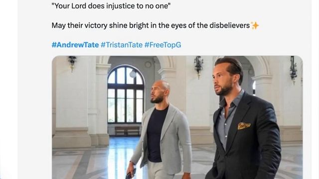 Donald Trump and the mases React to Tate's brothers release | Andrew Tate | Tristan Tate смотреть онлайн