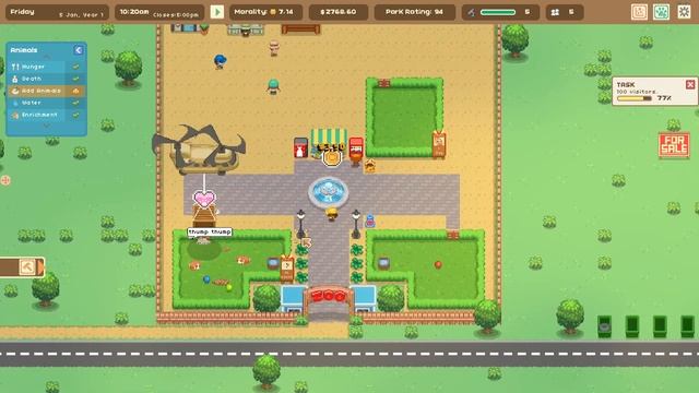 THE BEST NEW ZOO SIMULATOR GAME! (Let's Build a Zoo) смотреть онлайн