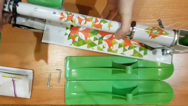 Снегокат - самокат 2 в 1 модель "Лисы" от интернет магазина TOMShop70 смотреть онлайн