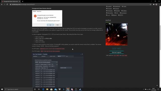TruckersMP - How To: Downgrade Your Game