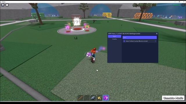 Roblox Lucky Blocks Battlegrounds Script (AutoCollect Lucky Blocks At The Middle)