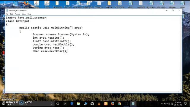 Java Tutorial: Getting Input from User in Java by using Scanner class смотреть онлайн