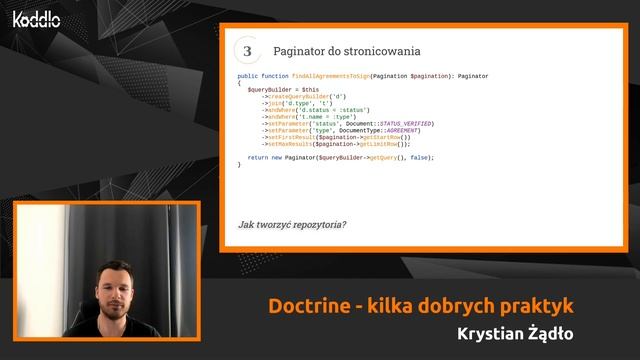 Doctrine ORM w PHP - kilka dobrych praktyk смотреть онлайн
