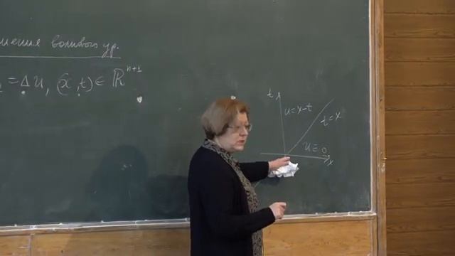 Шапошникова Т. А. - Уравнения с частными производными - Обобщенные решения волнового уравнения смотреть онлайн