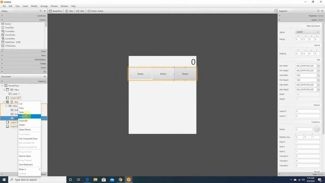 Scene builder simple calculator GUI layout смотреть онлайн